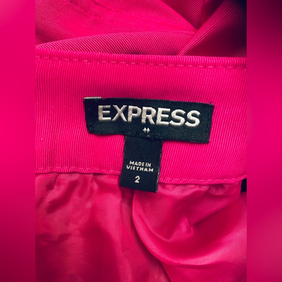 Express Pink Ruffle Mini Skirt - Picture 6 of 6